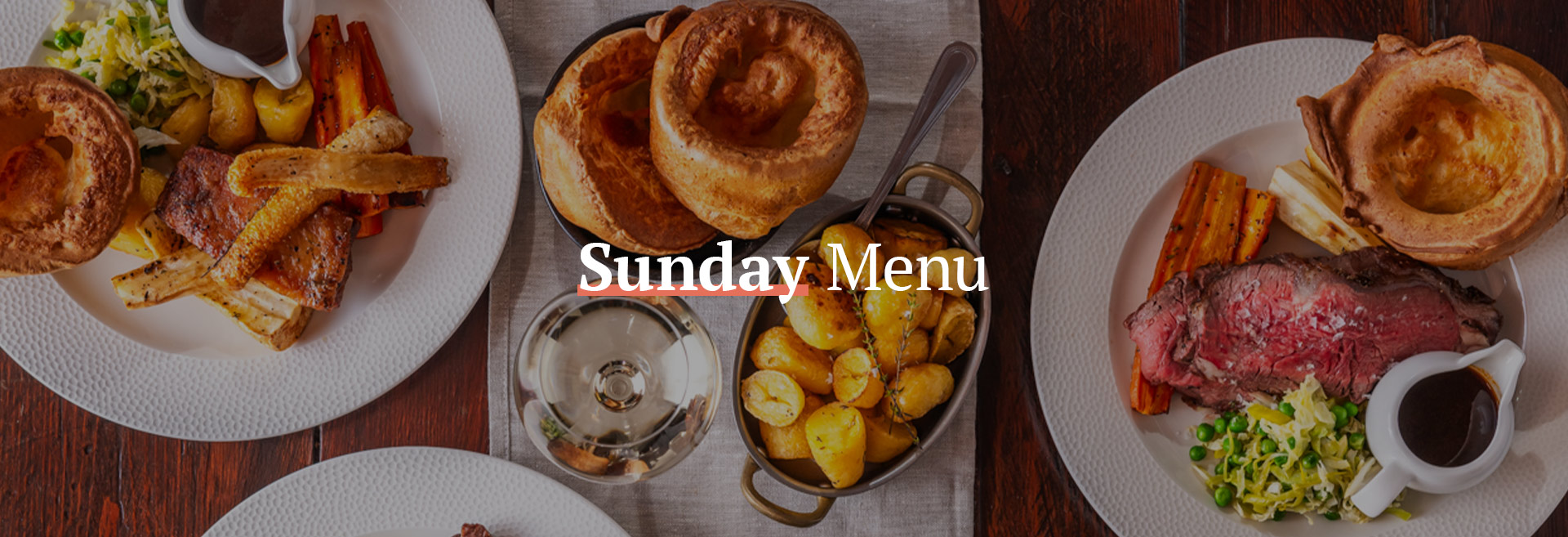 Sunday Menu at The Albion Hotel